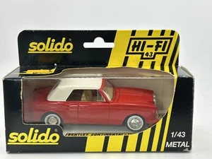 French made Solido 1988 BENTLEY CONTINENTAL 1/43 FLAWLESS CONDITION not dinky - Picture 1 of 3