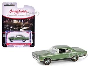 1969 PLYMOUTH HEMI GTX IVY GREEN "BARRETT JACKSON" 1/64 BY GREENLIGHT 37310 B - Picture 1 of 1