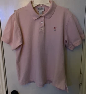 NATIONAL WILDLIFE FEDERATION Pink Polo Shirt Embroidery Flamingo Size: Youth L* - Picture 1 of 8