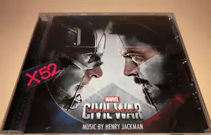 Captain America Civil War CD soundtrack Henry Jackman score Cap vs Iron Man MCU - Picture 1 of 3