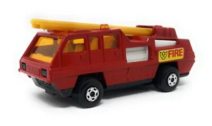 Matchbox Superfast no 22 Blaze Buster Fire Engine black base England Lesney - Picture 1 of 3