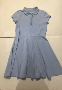 Childrens Place Dress Size L Blue MIDI Short Sleeves 4669 - Picture 1 of 8