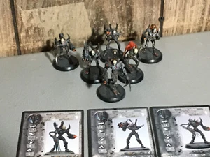 A23340 RACKHAM AT-43 TERIANS STORM GOLEMS ATTACCO MINI SCIOLTO CON SCHEDA - Foto 1 di 14