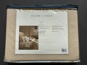 RARE! NIP Watterson CAMEL *RALPH LAUREN Bed THROW BLANKET Weston Park NEW! Tan - Picture 1 of 11
