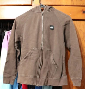 O'Neill Hoodie mit durchgehendem Reißverschluss dunkelbraun Logo Jugend Jungen Medium YM - Bild 1 von 6