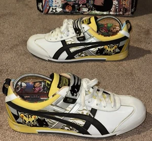 ONITSUKA TIGER TOKIDOKI MEXICO LOW WHITE BLACK HY8P4 MENS SIZE 10 RARE - Picture 1 of 12