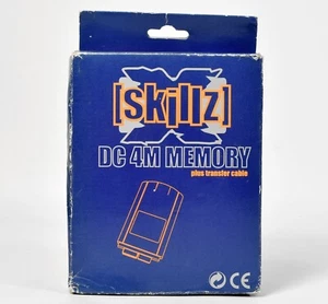Sega Dreamcast Skillz DC 4M Memory + Transfer Cable,OVP - Bild 1 von 7