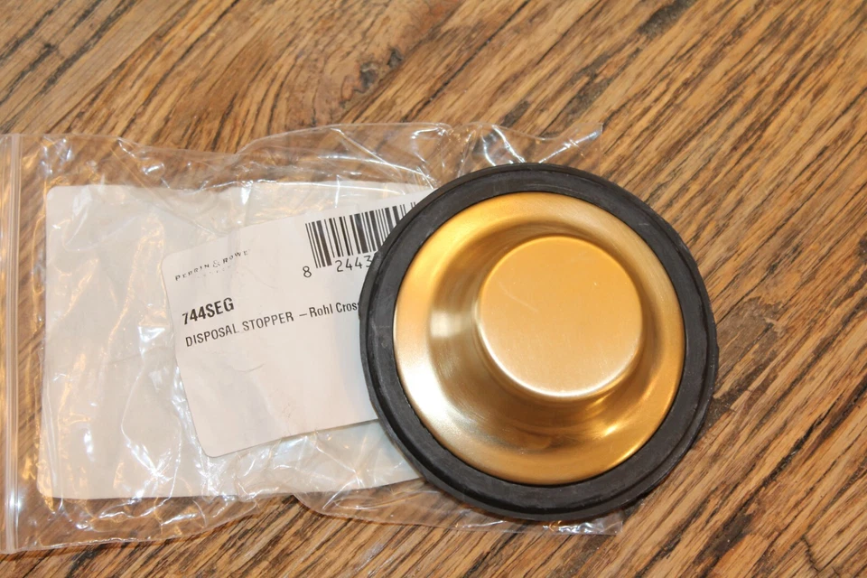 Rohl 744SEG Disposal Stopper Satin English Gold NEW