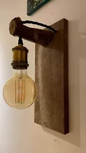 rustic wood wall lights - Picture 1 of 5