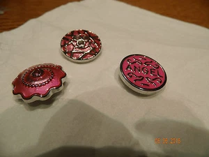 Chunk Druckknopf Kette Armbamd Ring Schmuck Strass NEU Stern Angel Kreisel Netz - Bild 1 von 1