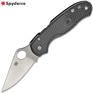 Spyderco Para 3 Lightweight CTS-BD1N Satin Plain Blade (Paramilitary 3) C223PBK - Picture 1 of 6