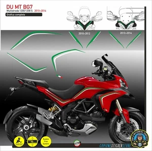Grafiche adesivi compatibili moto DUCATI Multistrada 1200 S 2010 2014 DU MT BG7 - Picture 1 of 1