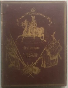 CASTILLON DE SAINT-VICTOR HISTORIQUE DU 5° REGIMENT DE HUSSARDS 1889 - Foto 1 di 6