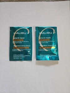 2 PACKS Malibu Miracle Repair Blonde Enhancer, 0.17oz. - Picture 1 of 2
