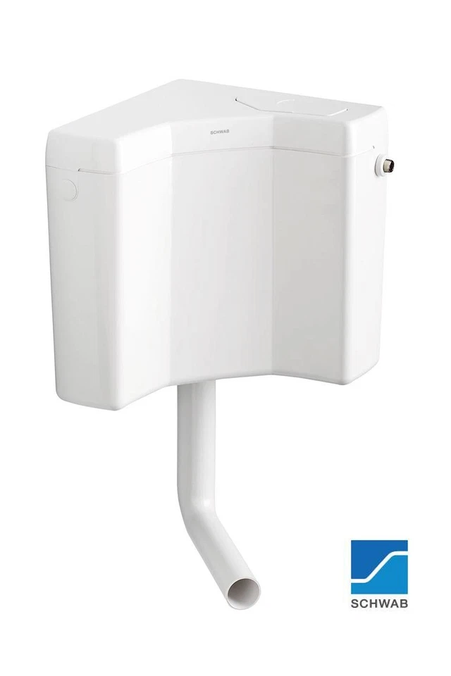 SCHWAB CASSETTA AD ANGOLO RISCIACQUO WC CORNER BIANCO - Immagine 1 di 1