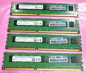 Lot of 4 HP 2-GB (1x2GB) SDRAM DIMM 647656-071 - Picture 1 of 4