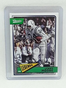 Lenny Moore 2018 Panini Classics Football RED BACK (278/299) Indianapolis Colts - Picture 1 of 2