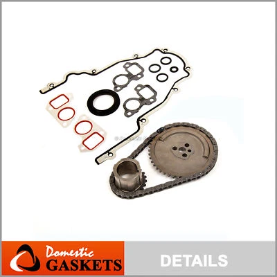 Kit de cadena de distribución junta de cubierta para 97-04 Cadillac Chevrolet GMC 4.8 5.3 6.0 OHV Foto 1 de 4