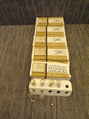 45 NOS Sylvania S6 ClearLight Bulbs 120 Volt 6W 6 watt 6S6 16960-0 - Image 1 of 3