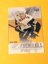 2007-08 Upper Deck Ice Premieres #165 Patrick Kaleta RC #/999 Buffalo Sabres 