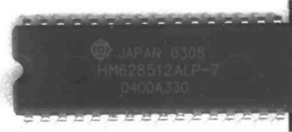 RAM pseudoestática derecha Hitachi HM658512LP-8 DIP-32 x8 Foto 1 de 1