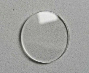 Quality Watch Glass Mineral Crystal Face Flat Round 4mm Thick, Ø 25mm to 50mm - Picture 1 of 2