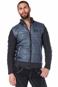 Cipo & Baxx OSAKA Herren Strickjacke Jacke BLAU CP127 Reduziert Von 79,00€ Gr.S - Bild 1 von 4