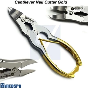 Podiatry Heavy Duty Cantilever Gold Thick Nails Clipper Cutter Chiropody Tools - Picture 1 of 4
