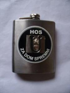 Croatia Hip Flask with the HOS label - Picture 1 of 3