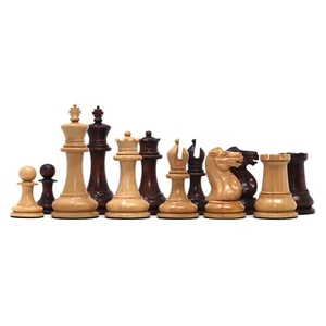 Nathaniel 1849 Antique Reproduction Vintage 3.75" Natural/Mahogany Boxwood - Picture 1 of 23