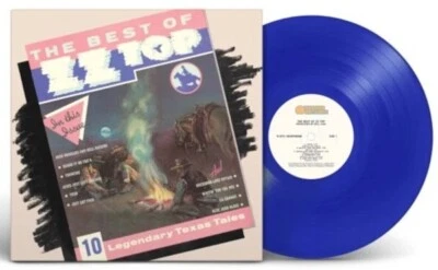 ZZ TOP LP The Best Of ZZ Top BLUE COLOURED VINYL Limited Edition Indies SEALED - Image 1 of 4