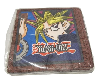 NUEVO EN PAQUETE MARRÓN YU-GI-OH 16 SERVILLETAS DE POSTRE SUMINISTROS DE FIESTA Foto 1 de 3