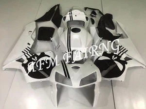 Black Punisher ABS Injection Mold Bodywork Fairing Kit for CBR600RR 2005 2006 - Picture 1 of 7