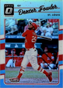 2017 Donruss Optic Carolina Blue #141 Dexter Fowler /50 - NM-MT