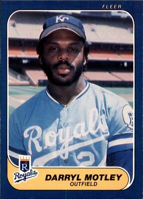 Darryl Motley #16 1986 Fleer - Image 1 of 2