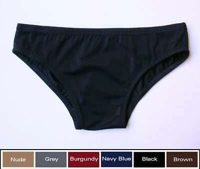 Calzoncillo de natación HOMBRE en tiro regular o bajo en negro azul marino, marrón, borgoña, gris, desnudo  Foto 1 de 4