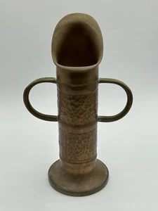 Vintage Copper Vase Pitcher With two Handle Skinny - Imagen 1 de 10