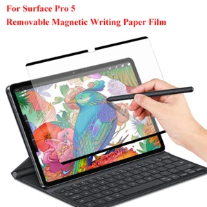 Removable Magnetic Matte Paper Film Screen Protector For Microsoft Surface Pro 5 - Picture 1 of 10