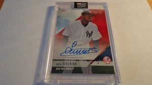 2018 Topps Now Openind Day Auto Autographs LUIS SEVERINO New York Yankees #5/10 - Picture 1 of 2