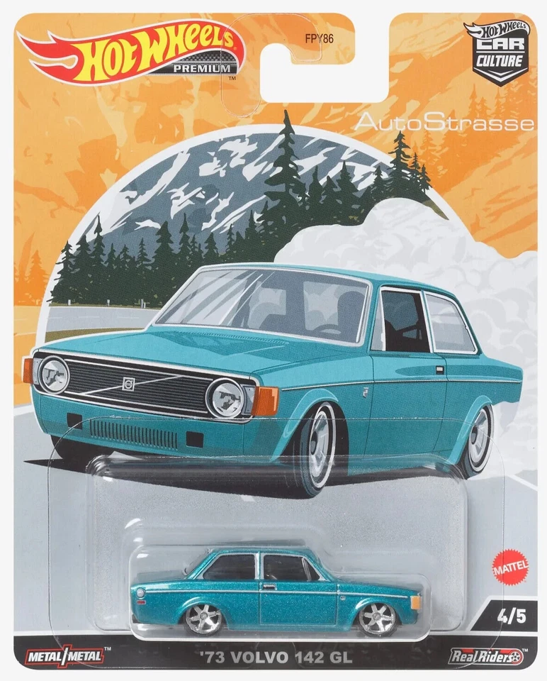 Hot Wheels Car Culture Circuit Legend Vehicles - ’74 Volvo 142 GL - Immagine 1 di 1
