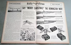 Remington modelo 37 1948 513T y 521T rifle original pliegue central anuncio impreso - Imagen 1 de 1