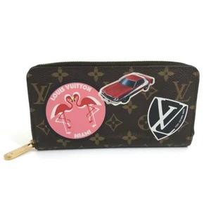 LOUIS VUITTON Monogram-sticker Zippy-Wallet Zip Around Wallet M62149 - Picture 1 of 12