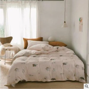 Juego de funda nórdica edredón fundas de almohada para cama 3D lindo animal NAO9484 Queen King Fay - Imagen 1 de 5