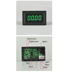 Akku 12 V 24 V 0-100 V Über Unterspannungsschutz Alarm mit Buzzer TTL Wasserwaage - Bild 1 von 8