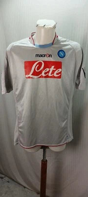 Articolo E1442 maglia uomo  Macron calcio Napoli anno 2009/2010, argento, taglia - Immagine 1 di 4