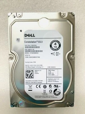 Dell 529FG ST4000NM0023 4TB 7.2K 6G 128MB Cache 3.5" SAS HDD Hard Drive - Image 1 of 4