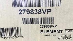 279838 Trockner Heizelement & 279816 Thermostat Kombipack passend für Whirlpool Seil - Bild 1 von 3