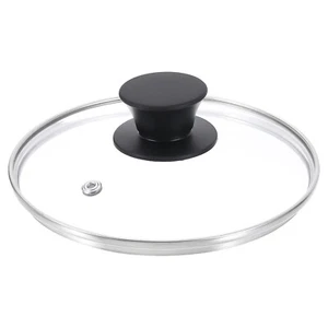 1 Pcs Universal Lid for Pot Fit 6.5 Inch Cookware, Replacement Glass Pan Lids - Picture 1 of 6