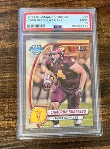 2024 Bowman University Chrome - Cameron Skattebo #37 (RC) - Bild 1 von 2