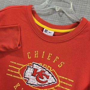 Kansas City Chiefs Sweatshirt Herren klein rot NFL Football Rundhalsausschnitt Dri Fit Nike - Bild 1 von 9